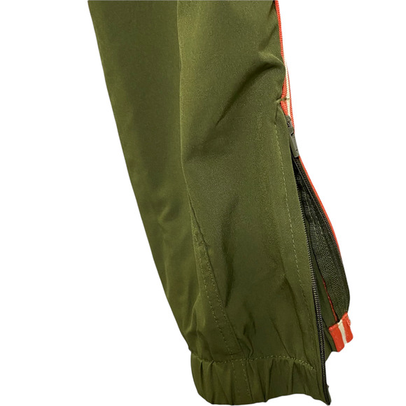Old Navy Active Jogger Pants Army Green Tracksuit Zip Pockets Elastic Waist Sz S - Picture 4 of 6